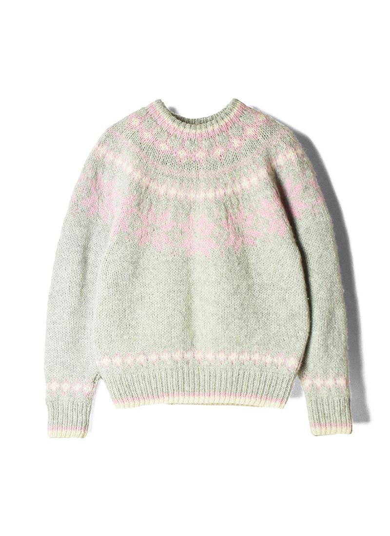 USED Eddie Bauer Nordic Wool Knit BT-22