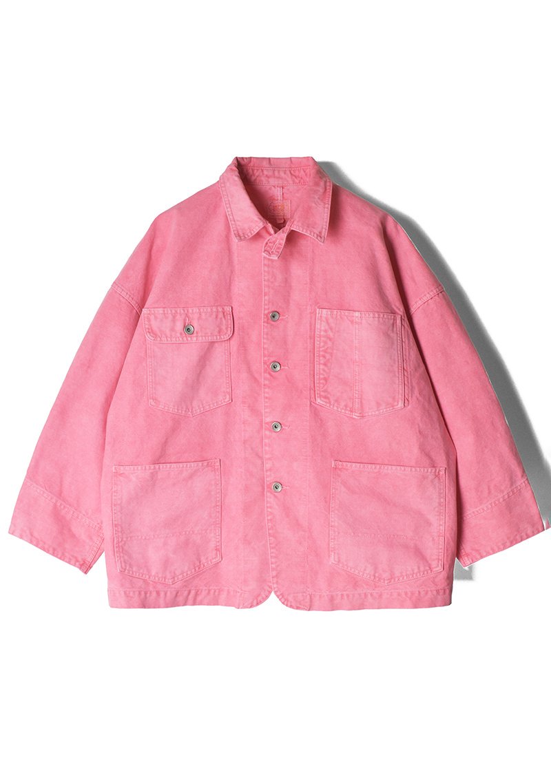 IMPRESTORE x TWOKNOP Pink Dyed Denim Coverall 