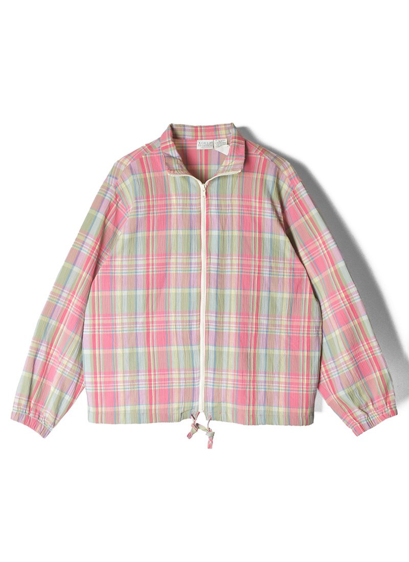 USED Madras Check Jacket CL-29