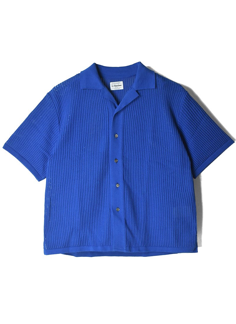 YONETOMI Cotton Sukashi Knit Shirt 
