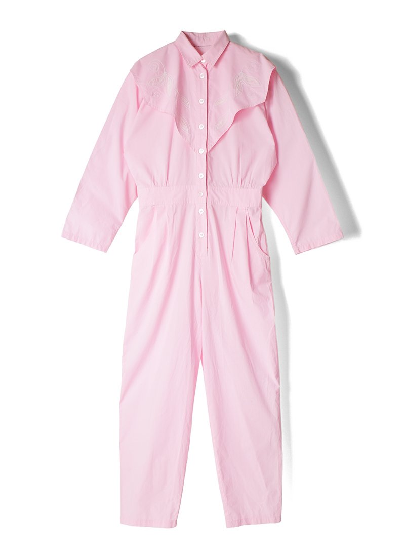 USED Pink Design Jump-suit CL-32