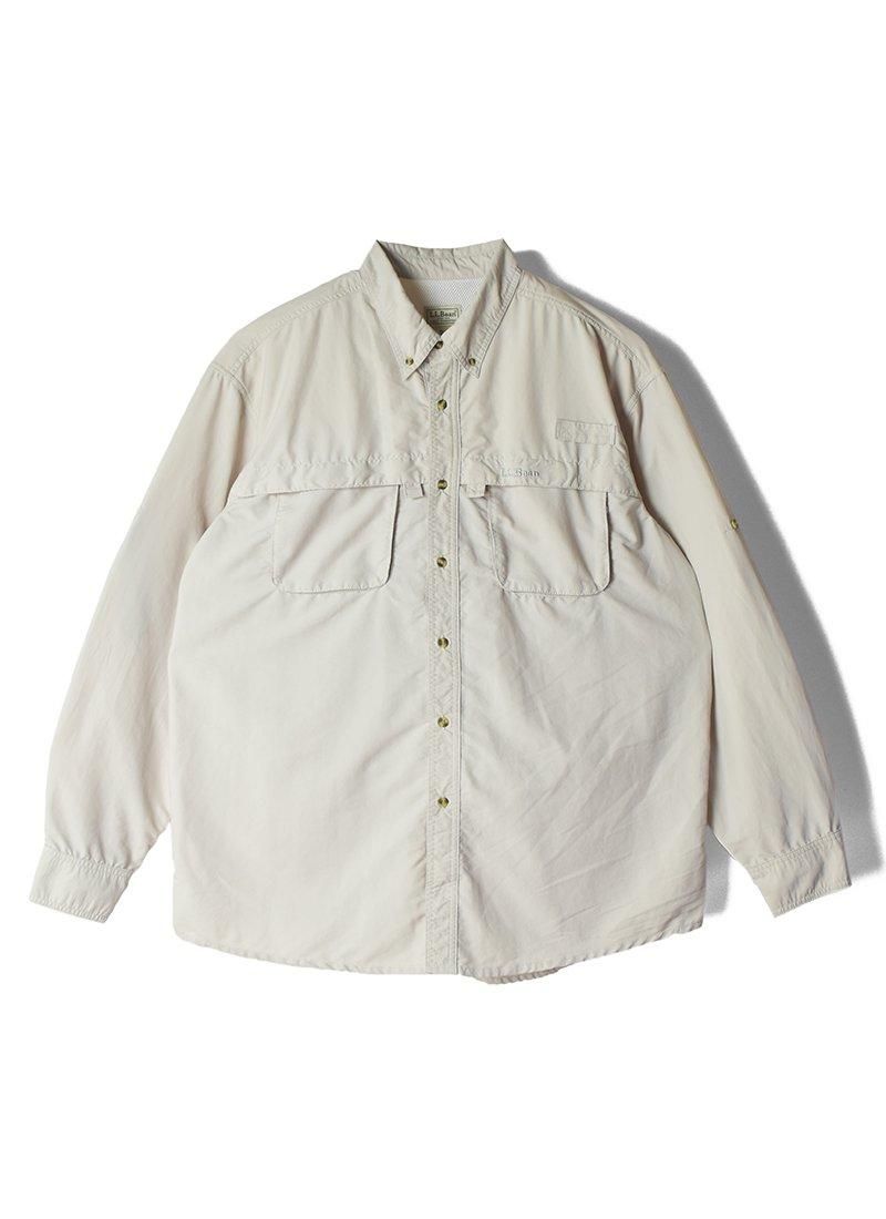 USED L.L.BEAN Fishing L/S Shirt CN-34