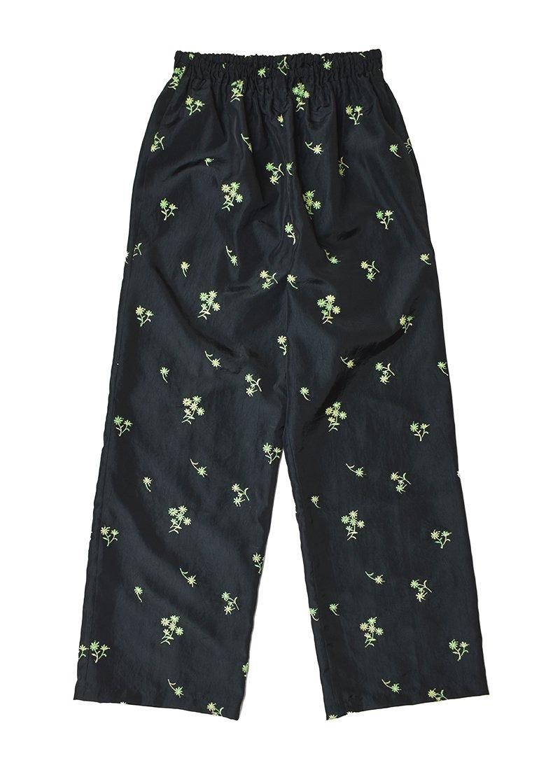MEYAME Flower Embroidery Pants