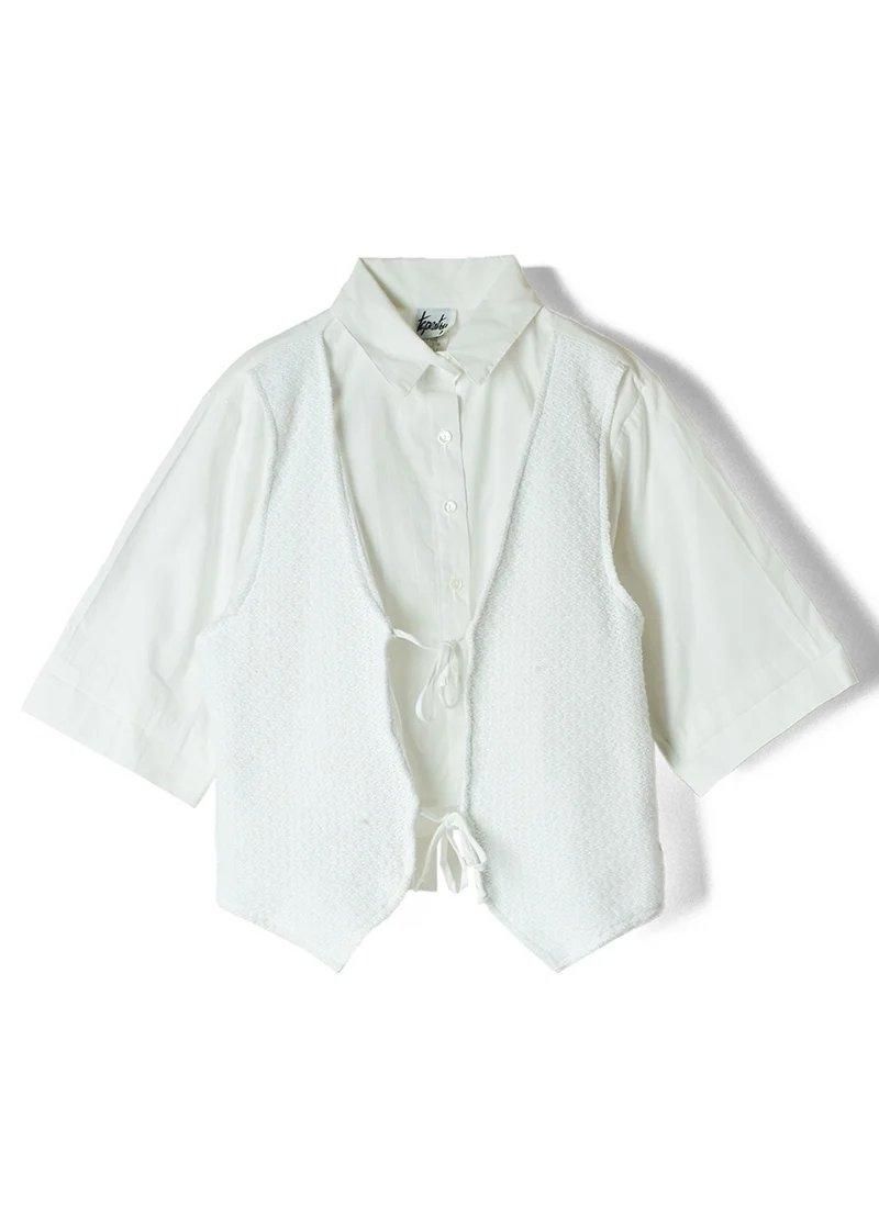 USED Cotton Designed Blouse AE-42