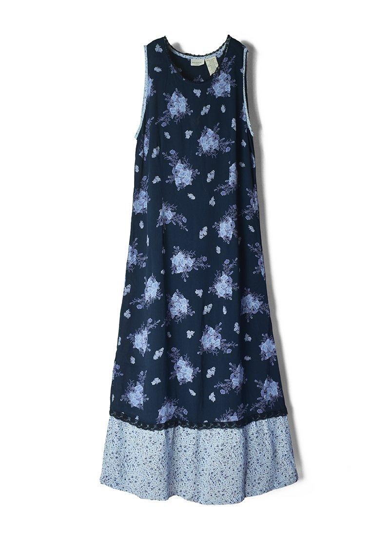 USED Sleeveless Floral Tiered Dress CR-19