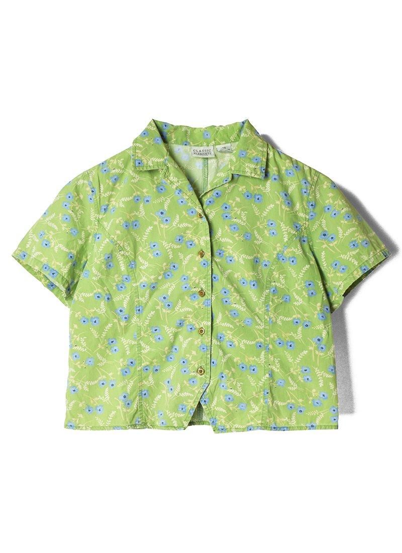 USED Floral Design Blouse CR-8