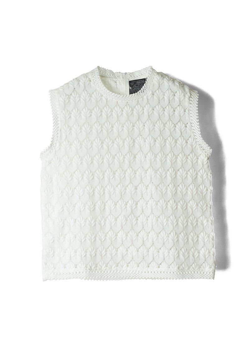 USED Lace Sleeveless Blouse CR-47