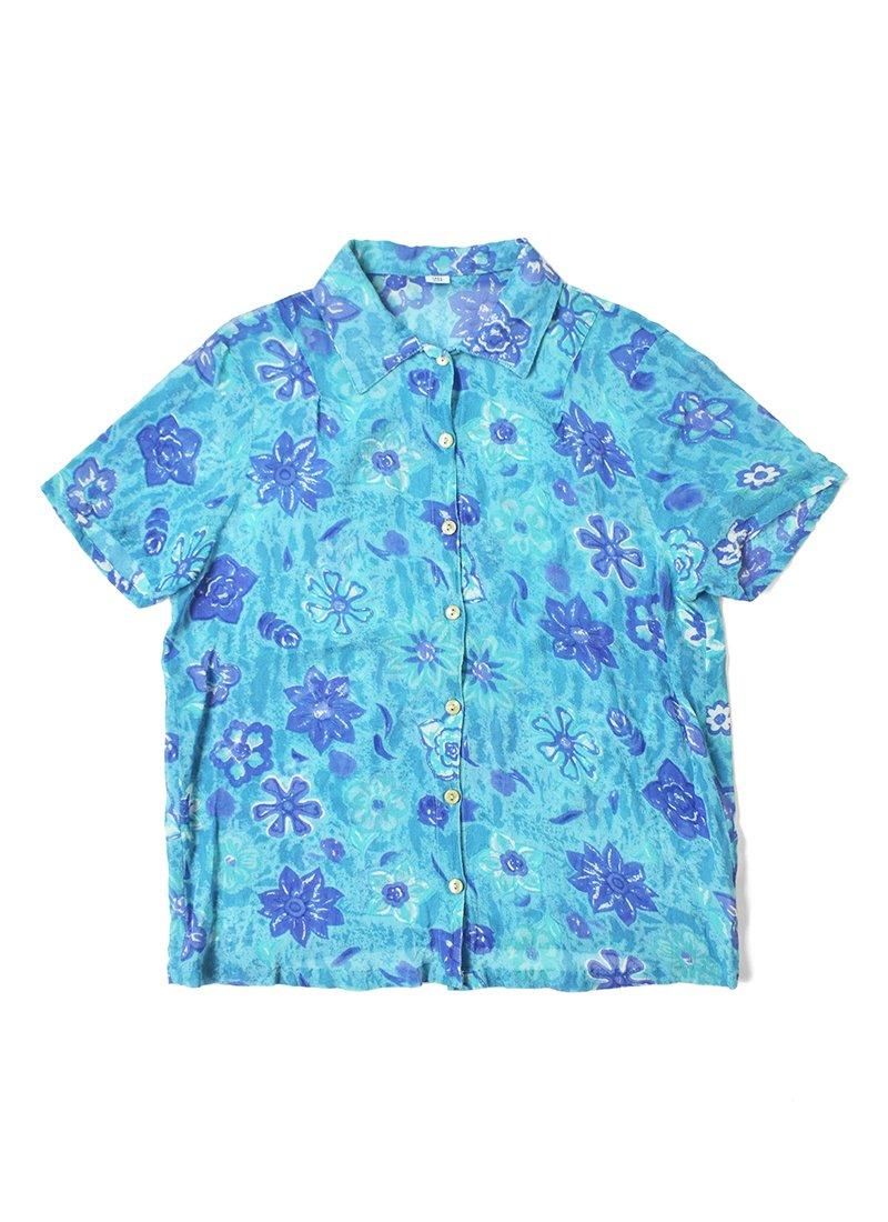 USED Floral Sheer Blouse CV-21