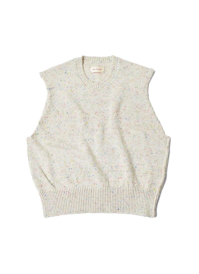 MEYAME Nep Knit Vest
