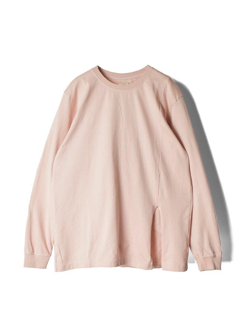 MEYAME Slit Long Sleeve Tee