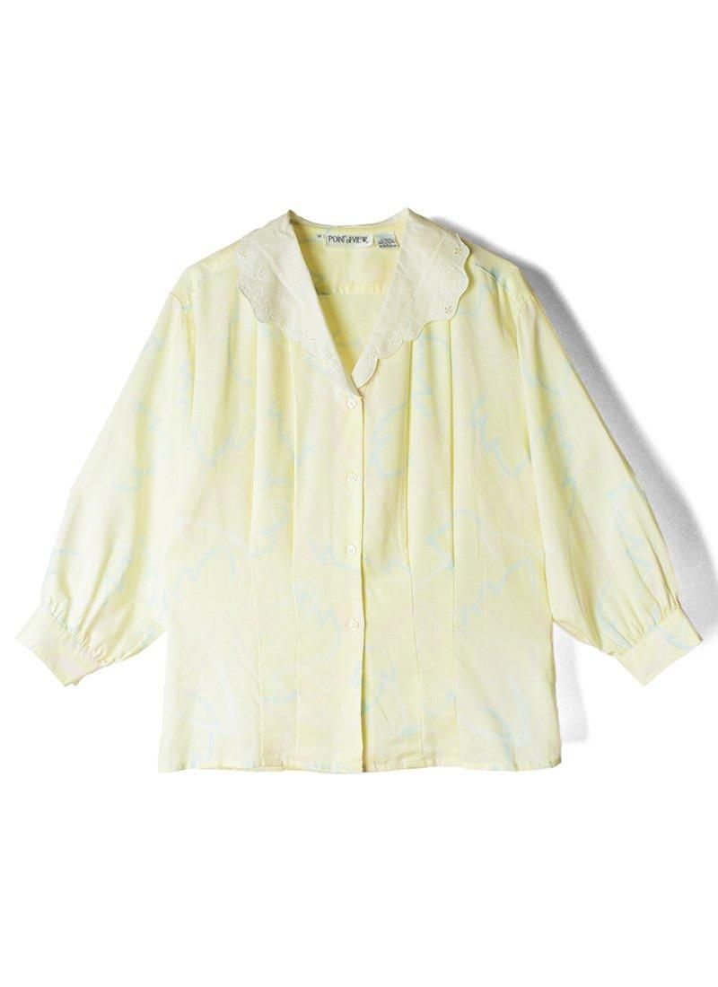 USED Floral Print Design Blouse CT-18