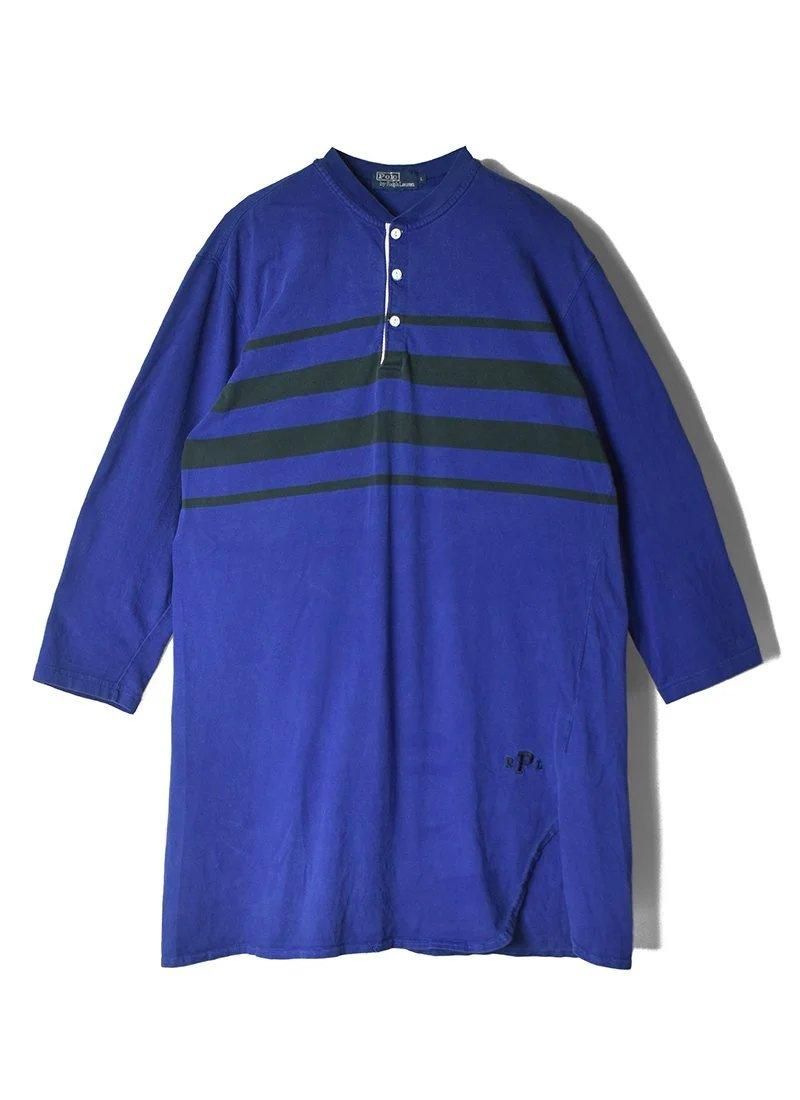 USED RALPH LAUREN Henry Neck Long Shirt CN-35