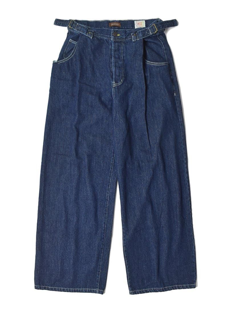 TWOKNOP Side Adjuster Wide Denim Pants (O.W)