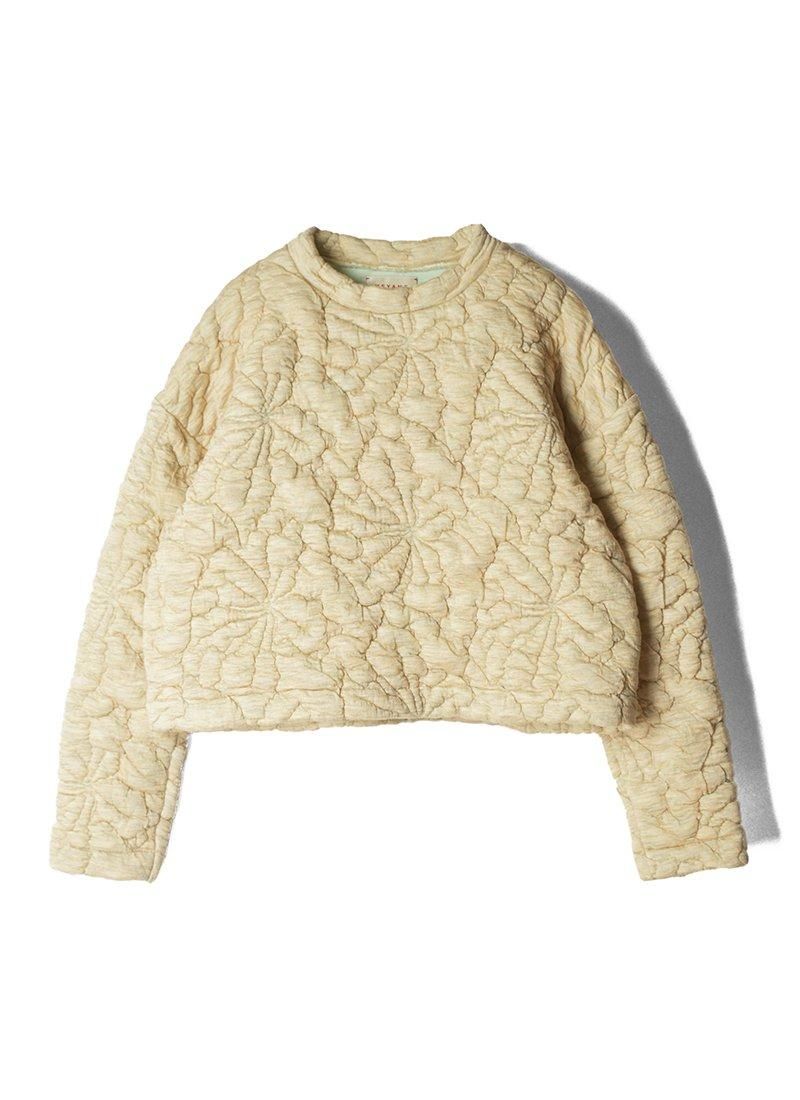 MEYAME Flower Quilting Pullover
