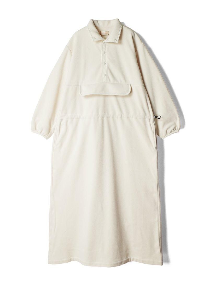 MEYAME Fleece Snap Long Dress
