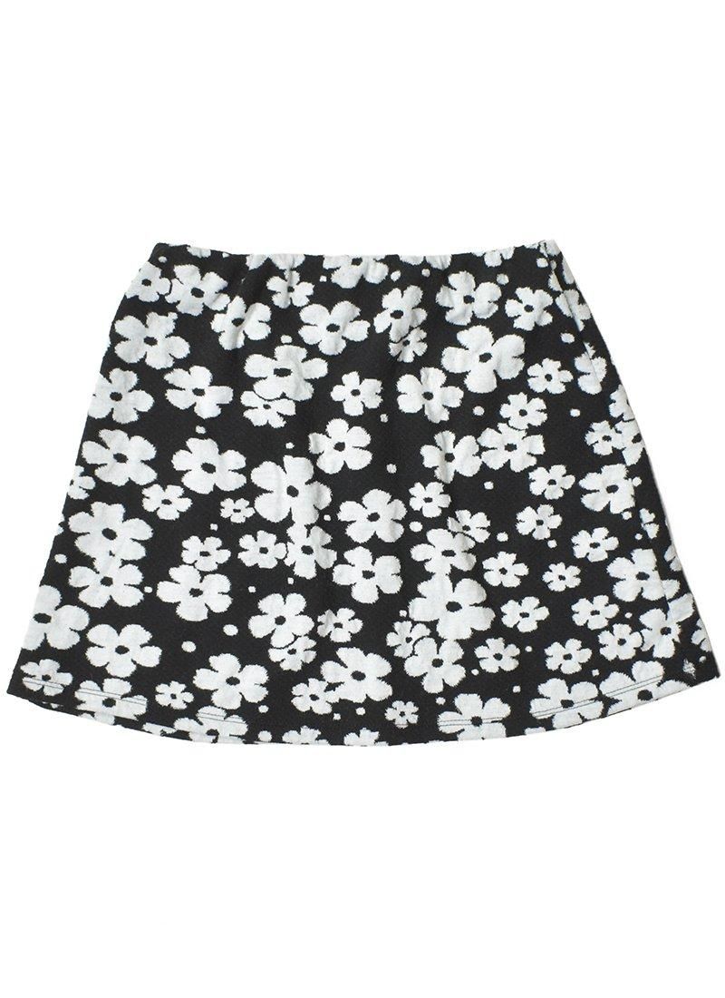 USED Floral Print Mini Skirt DB-4