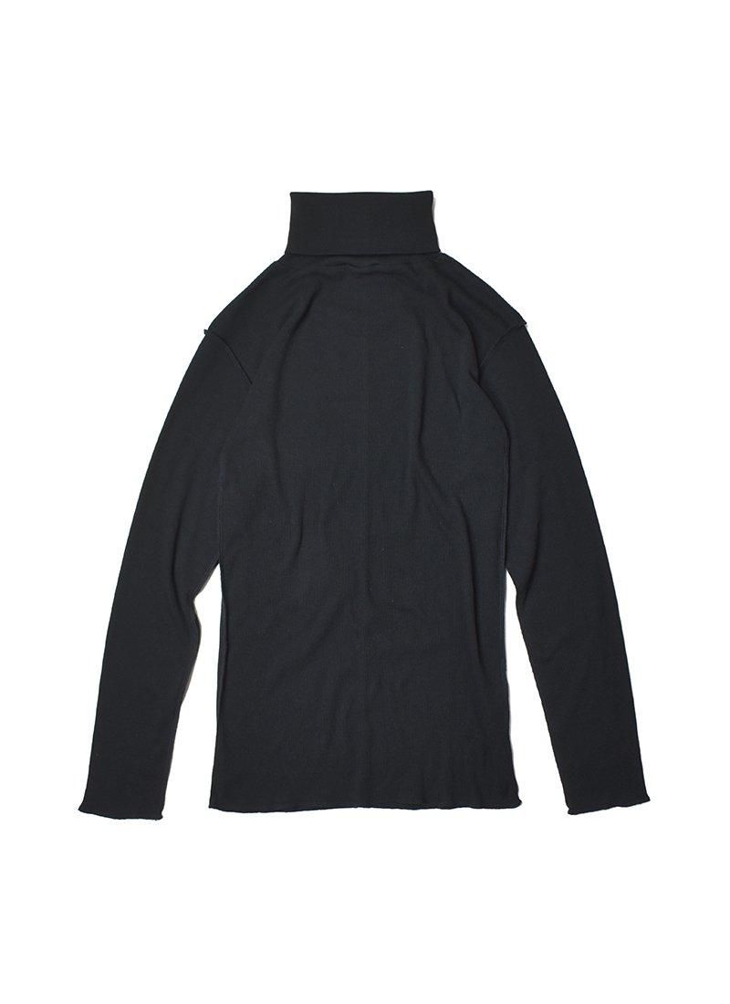 MEYAME Soft Rib Turtle Neck T-2
