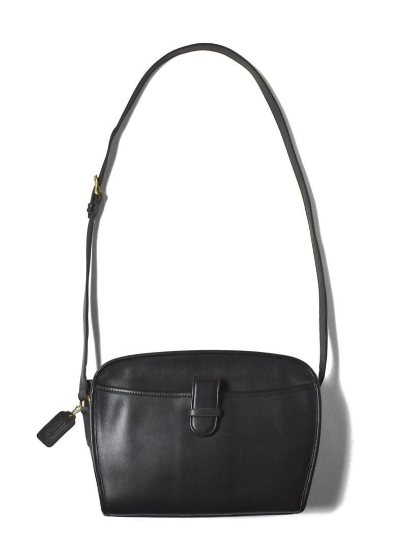 USED COACH Leather Shoulder Bag DA-11