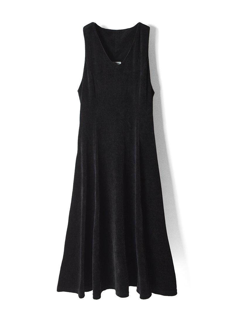 USED Velour Sleeveless Long Dress DC-23