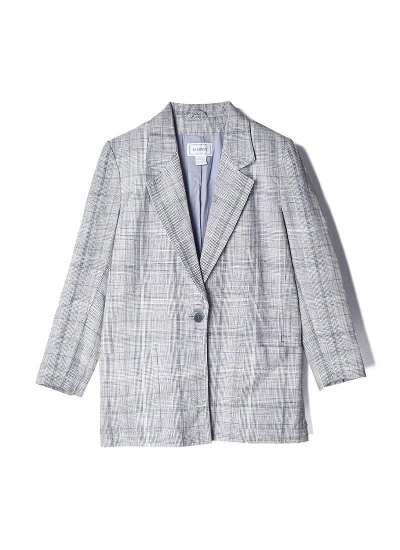 USED Checked Light Jacket DC-19