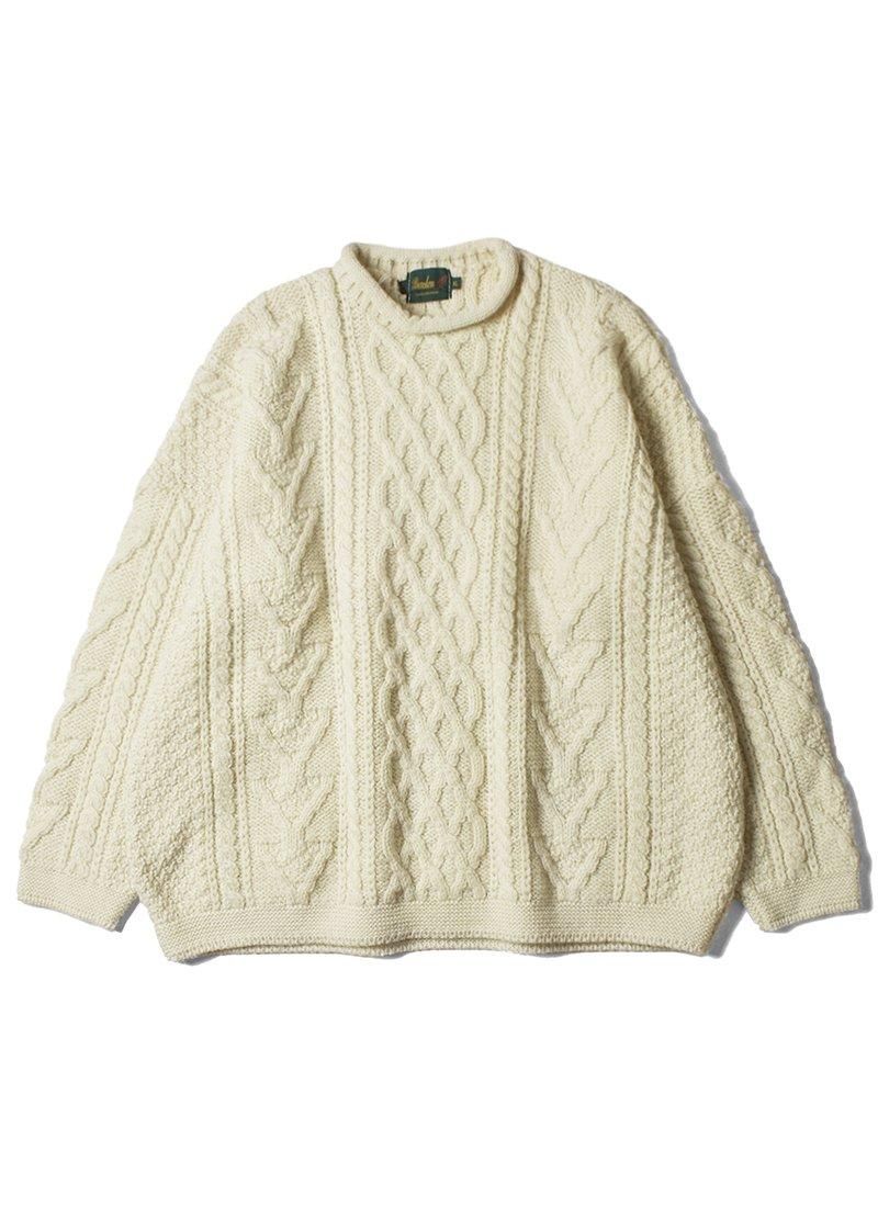 USED Roll Neck Cable Knit Sweater BY-3