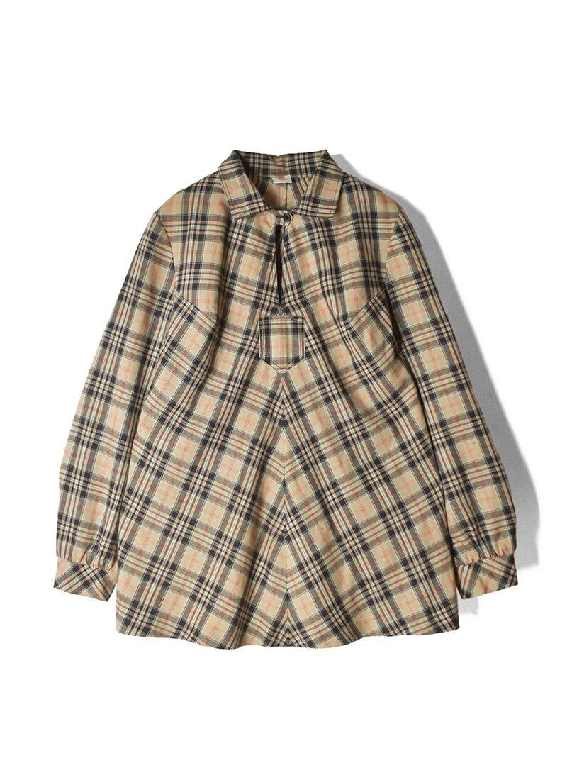 USED Design Check Blouse DG-7