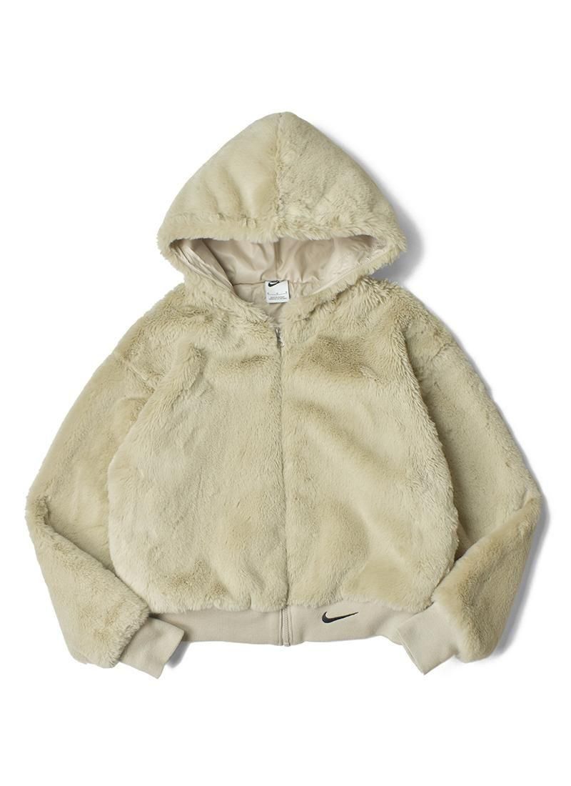 USED Nike Faux Fur Hood Jacket DK-28