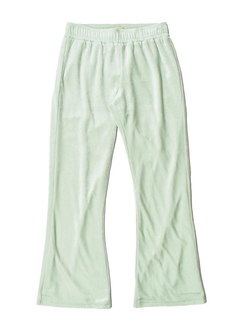 MEYAME Velour Flare Pants