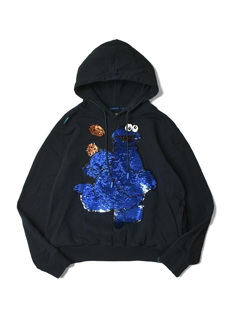 USED Cookie Monster Hooded Sweat DL-39