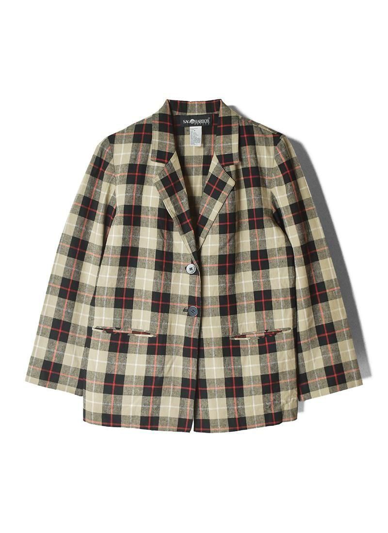 USED Checked Light Jacket DL-17