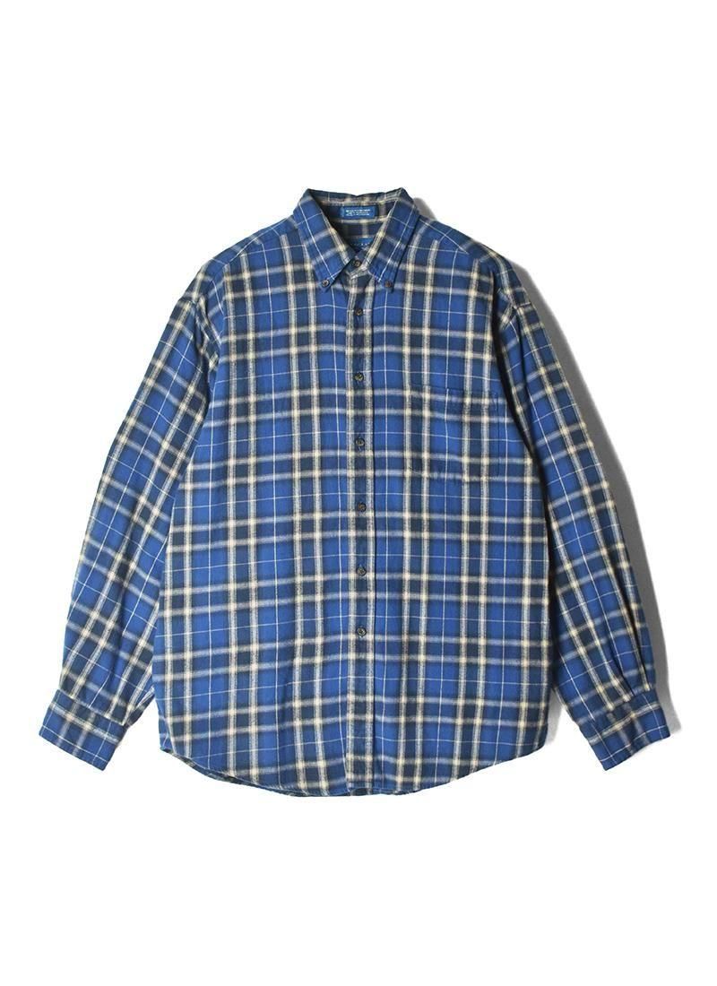 USED TOWNCRAFT Flannel Check Shirt DO-13