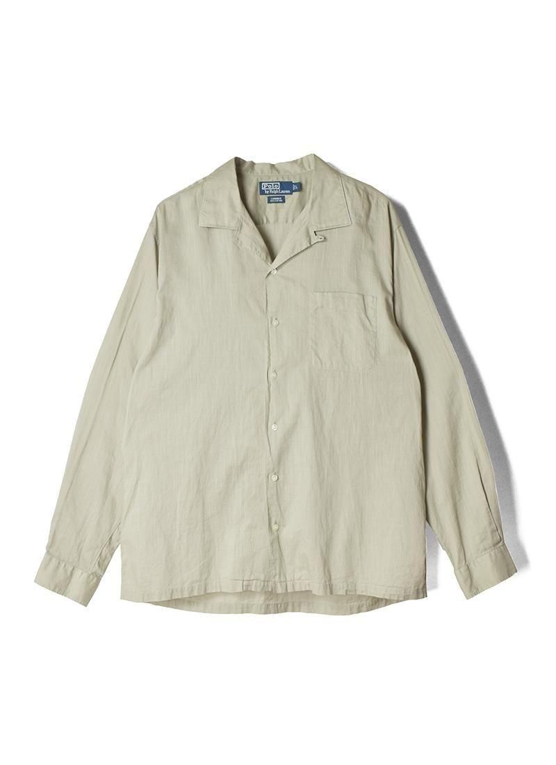 USED RALPH LAUREN Open Collar Shirt DF-18
