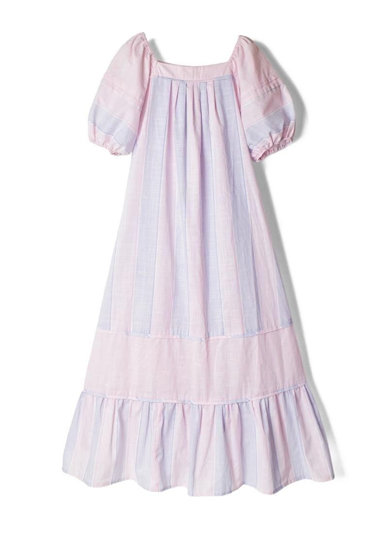 USED Puff Sleeve Long Dress CZ-123