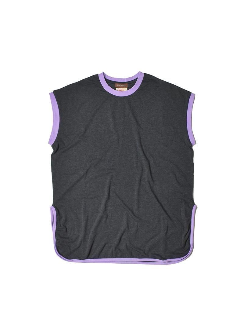TWOKNOP Sleeveless Ringer T (Tall)