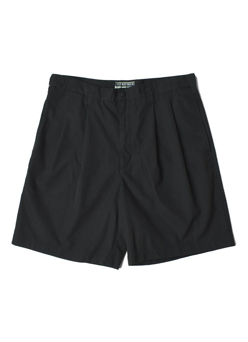 USED Black Tuck Shorts DS-44