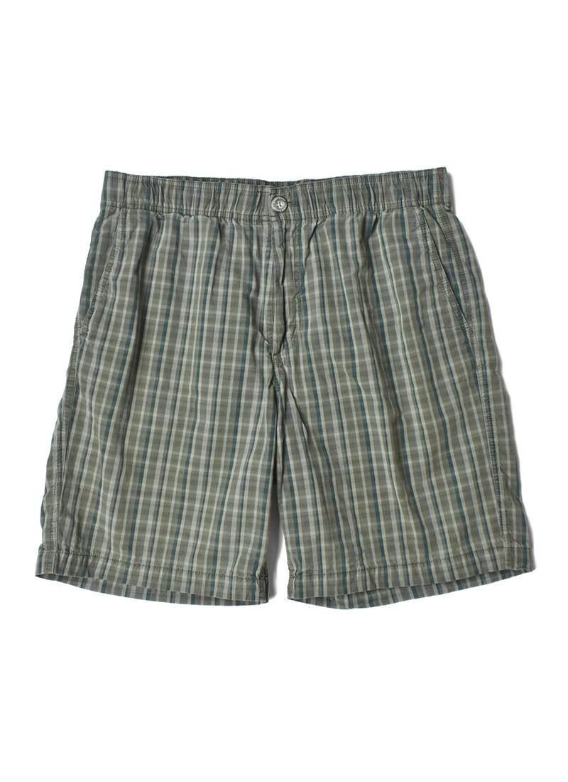 USED Eddie Bauer Check Easy Shorts DS-43