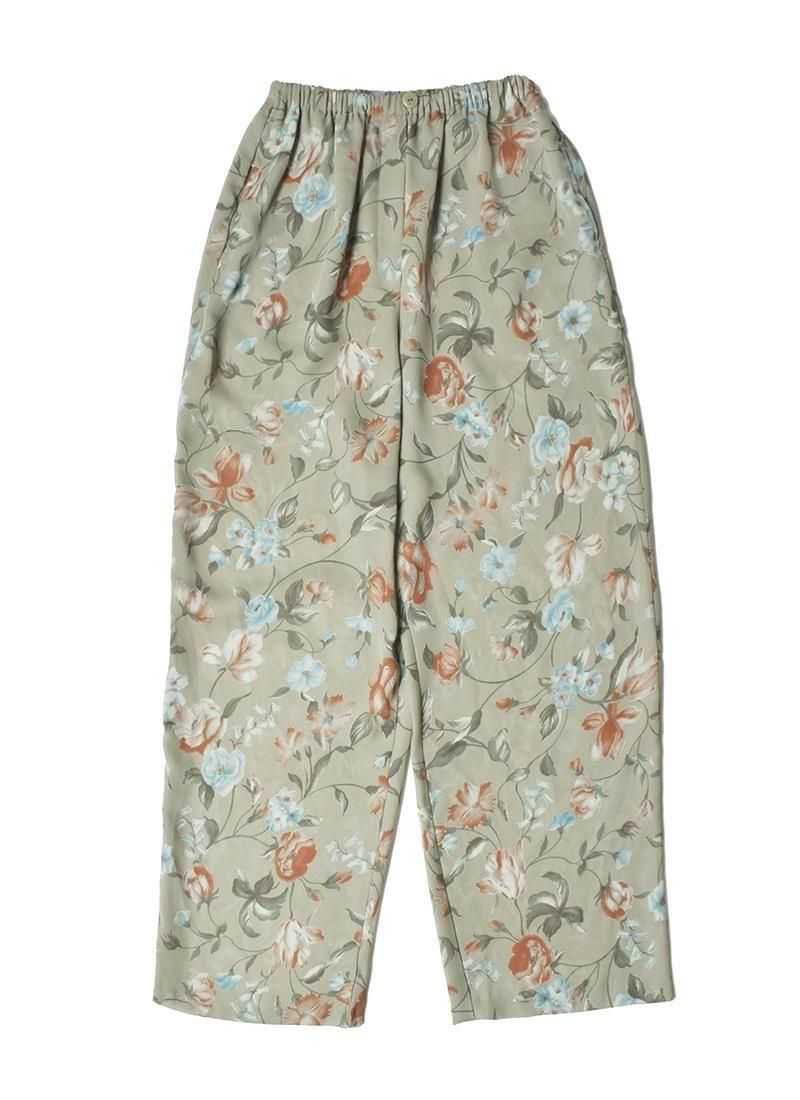 USED Floral Print Easy Pants DU-8