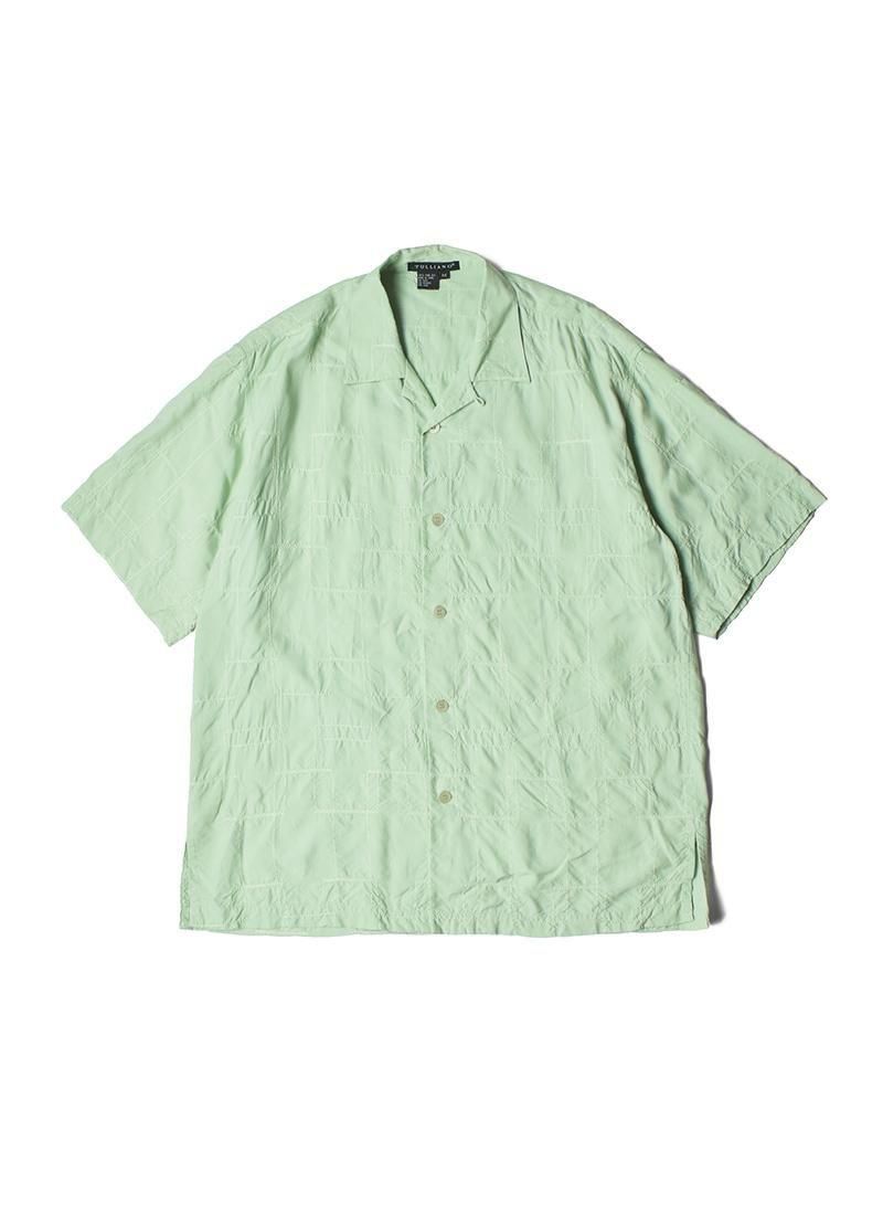 USED Designed Open Collar Silk Shirt DR-27