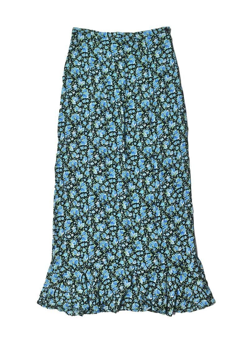 USED Design Floral Print Skirt DV-11