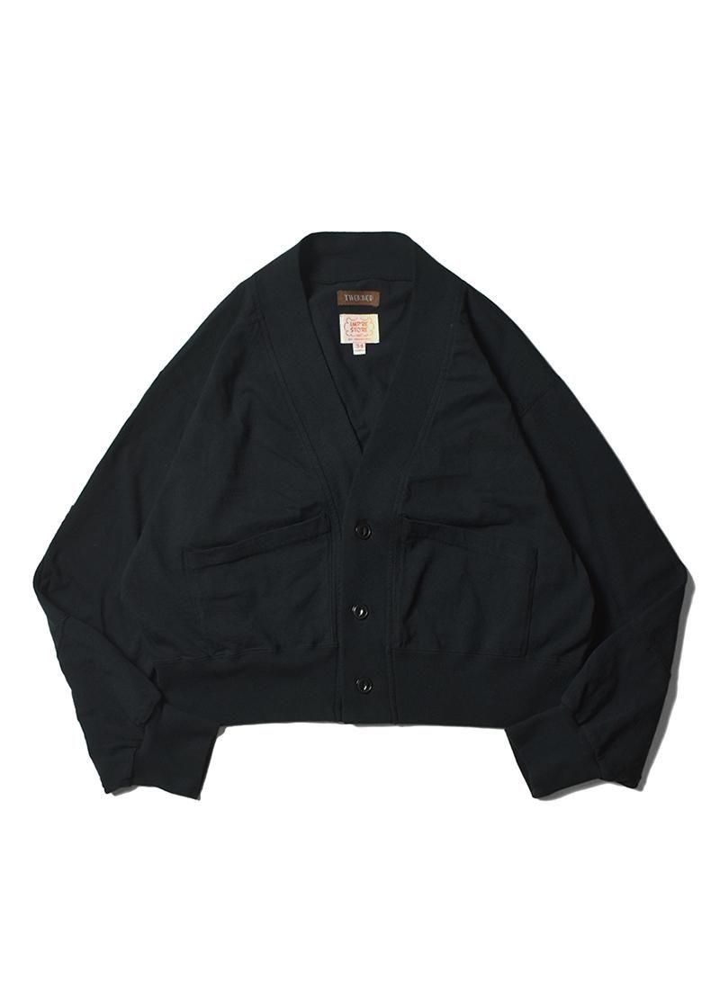 TWOKNOP Cropped Cardigan (Black)