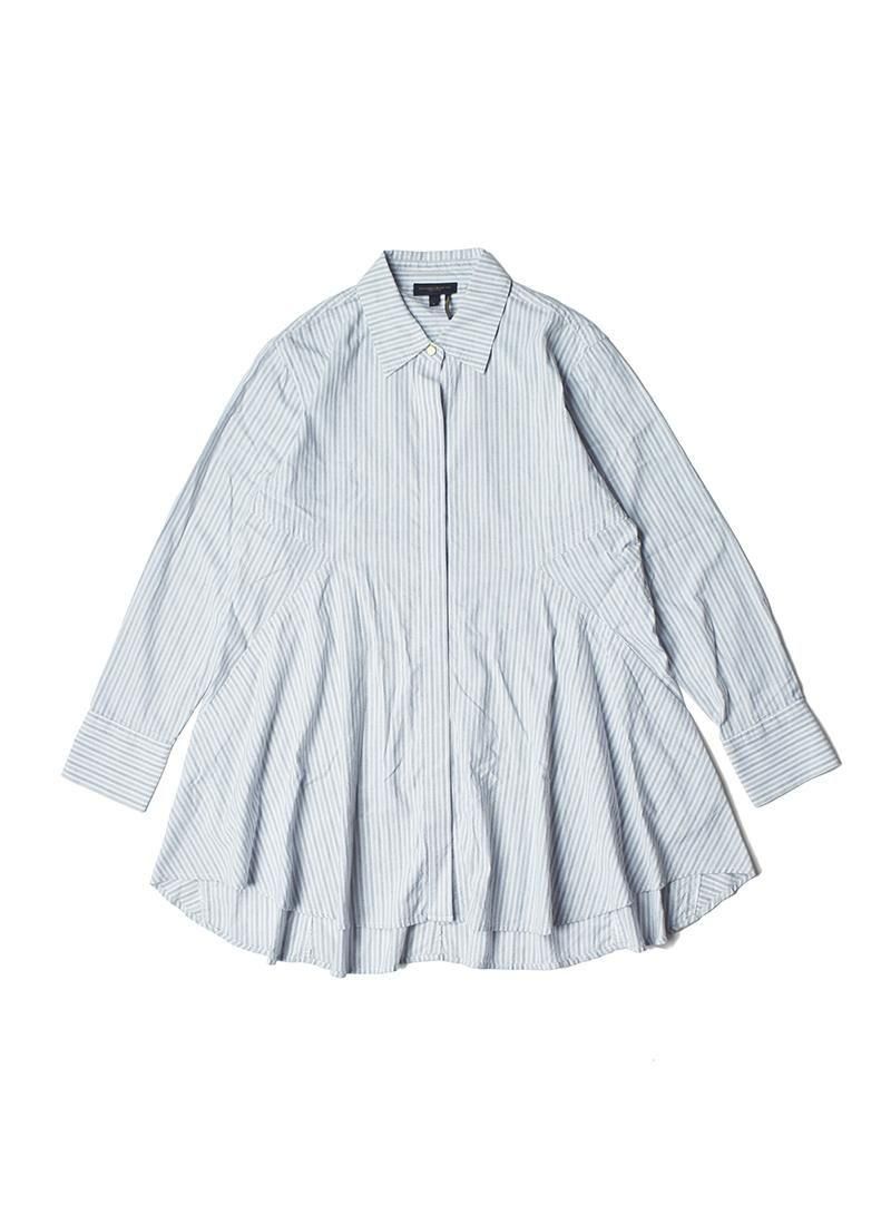 USED Donna Karan Stripe Design Shirt DX-14