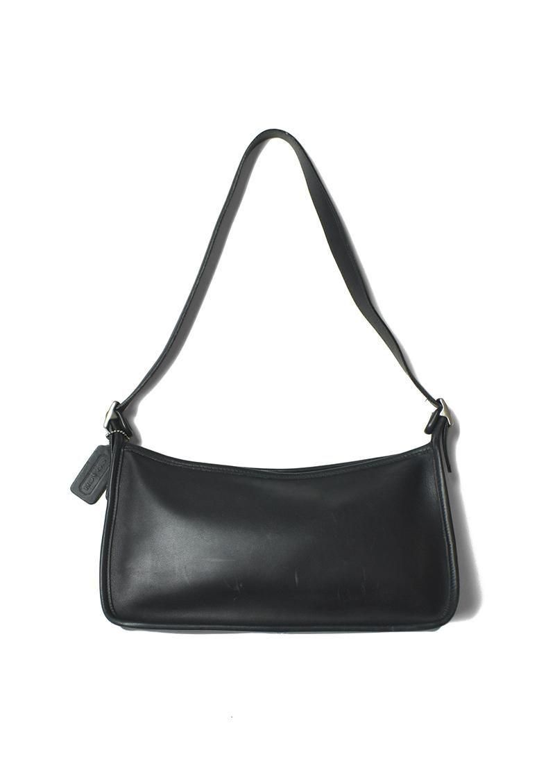 USED COACH Leather Shoulder Bag DW-25