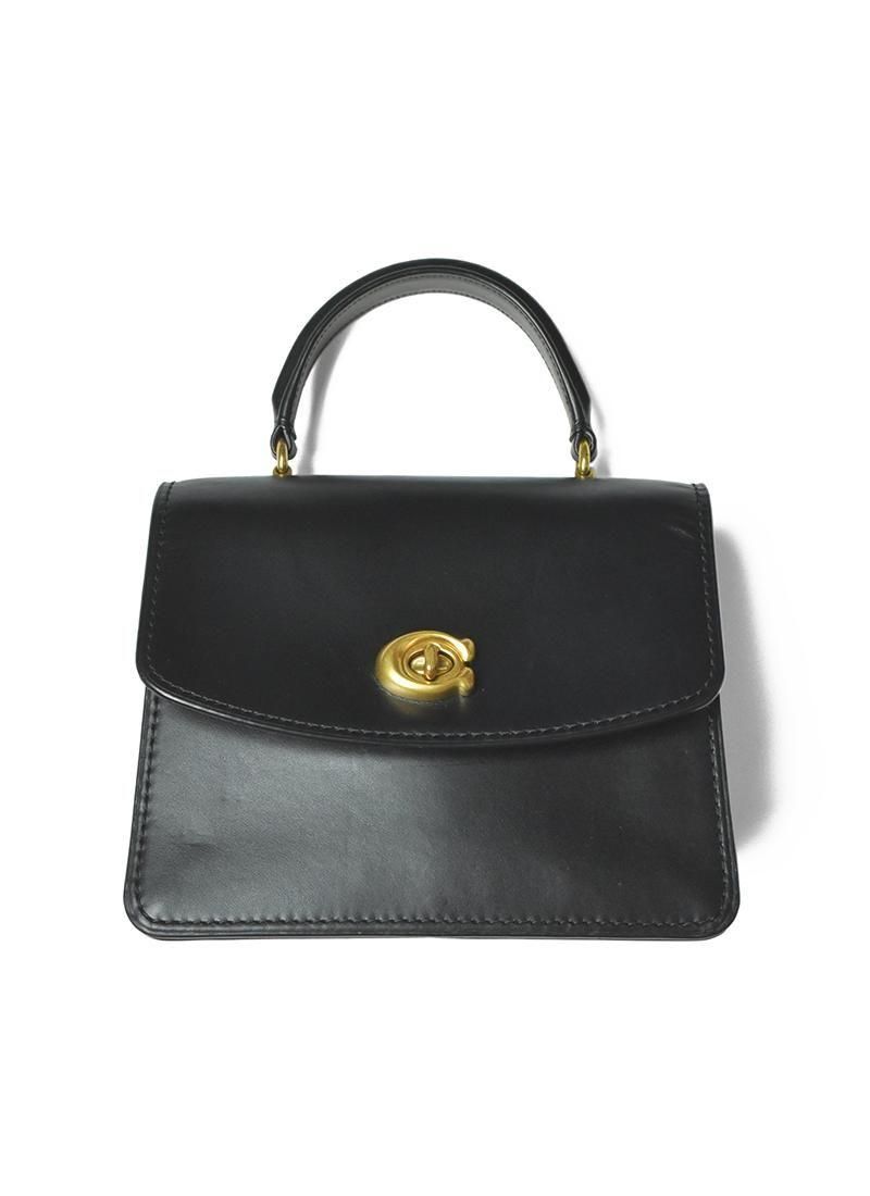 USED COACH Leather 2way Hand Bag DW-29