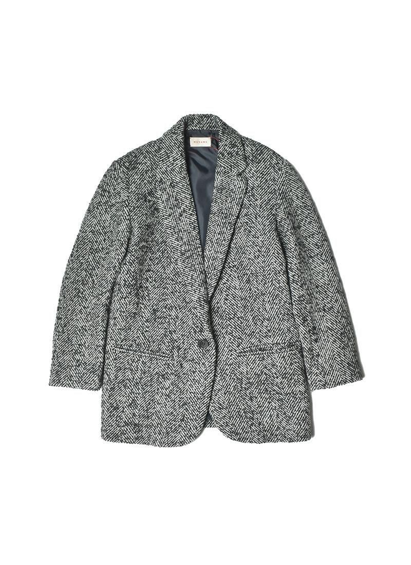 MEYAME Herringbone Light Wool Jacket 
