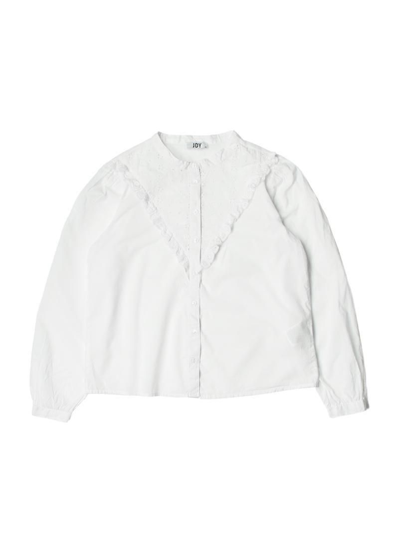 USED Cotton Frilly Blouse DZ-20