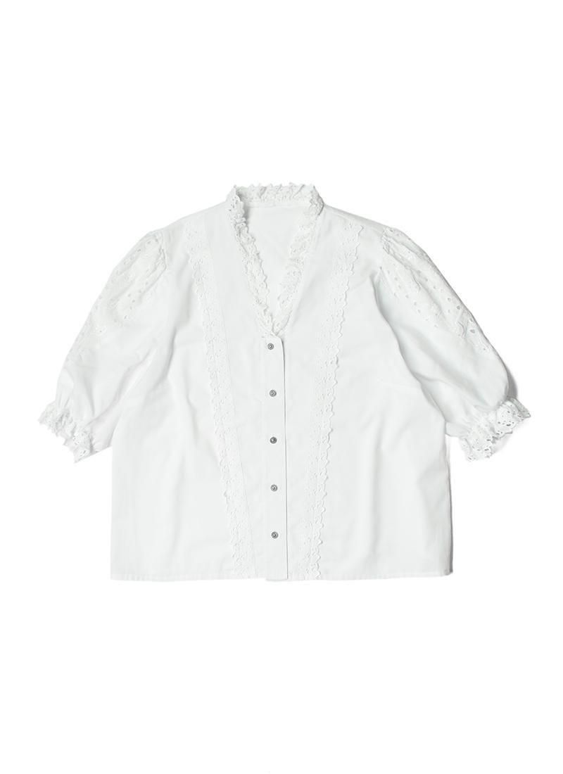 USED Frilly Blouse DZ-9