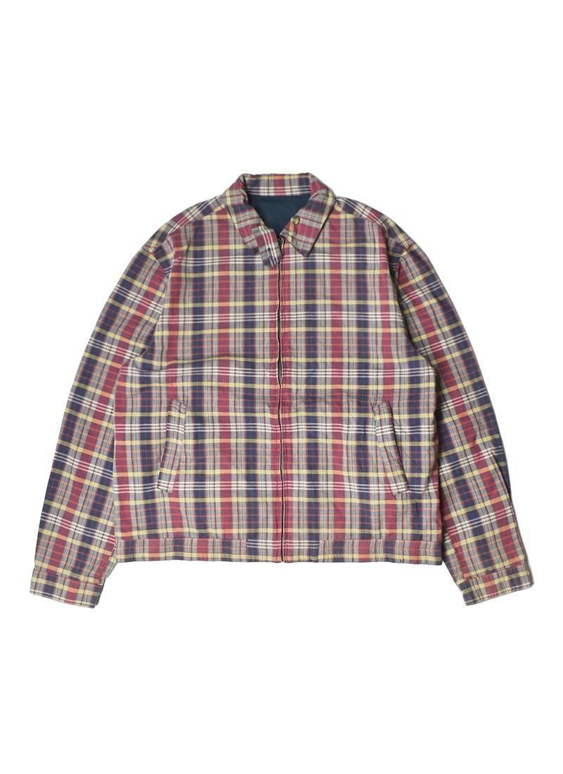 USED J.CREW Reversible Check Jacket DW-21