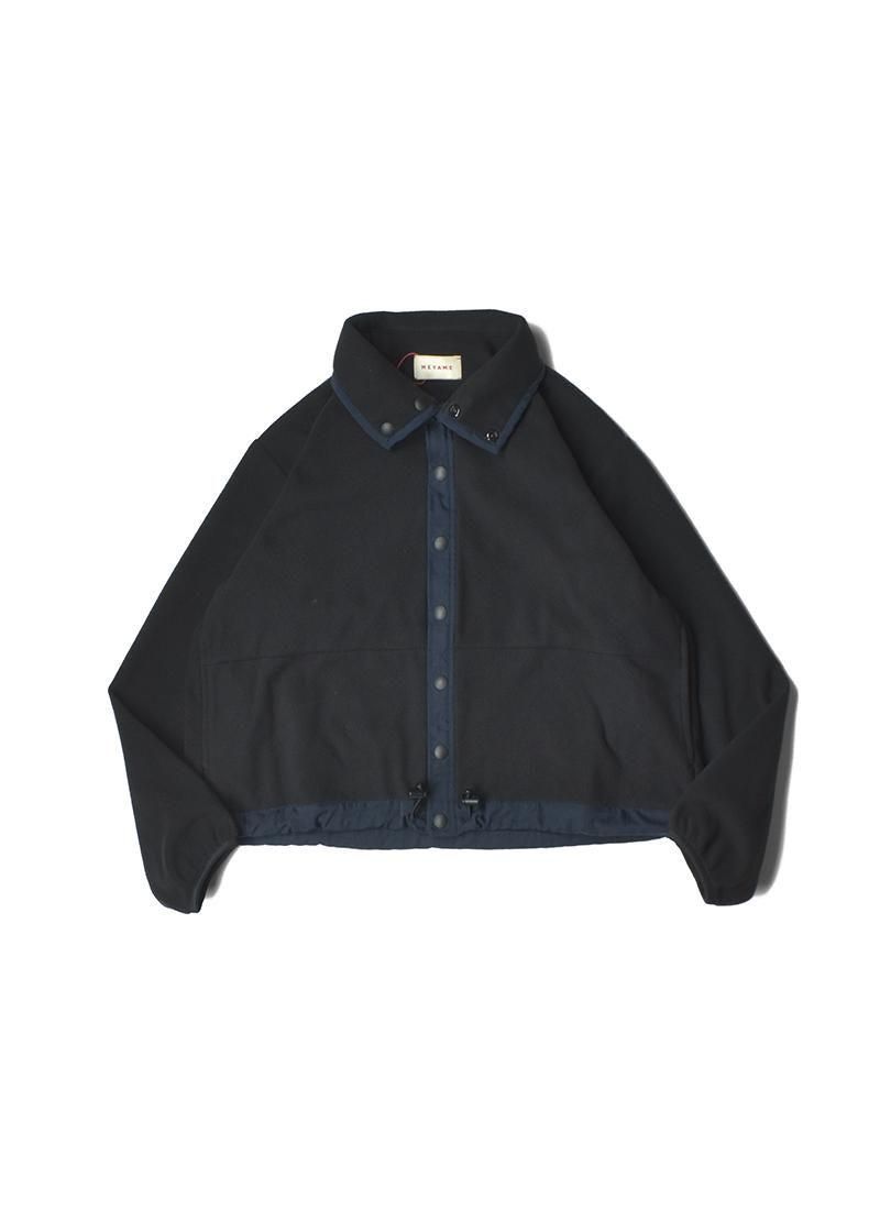 MEYAME Fleece Snap Short Jacket