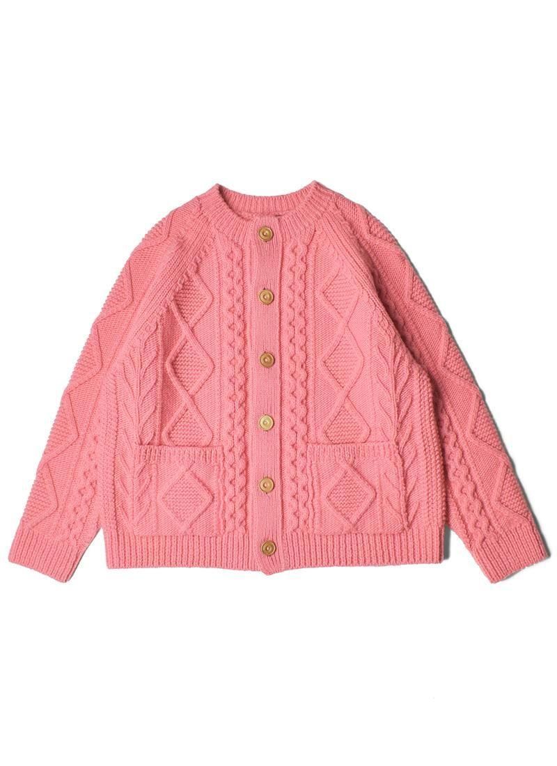 YONETOMI Aran Knit Cardigan