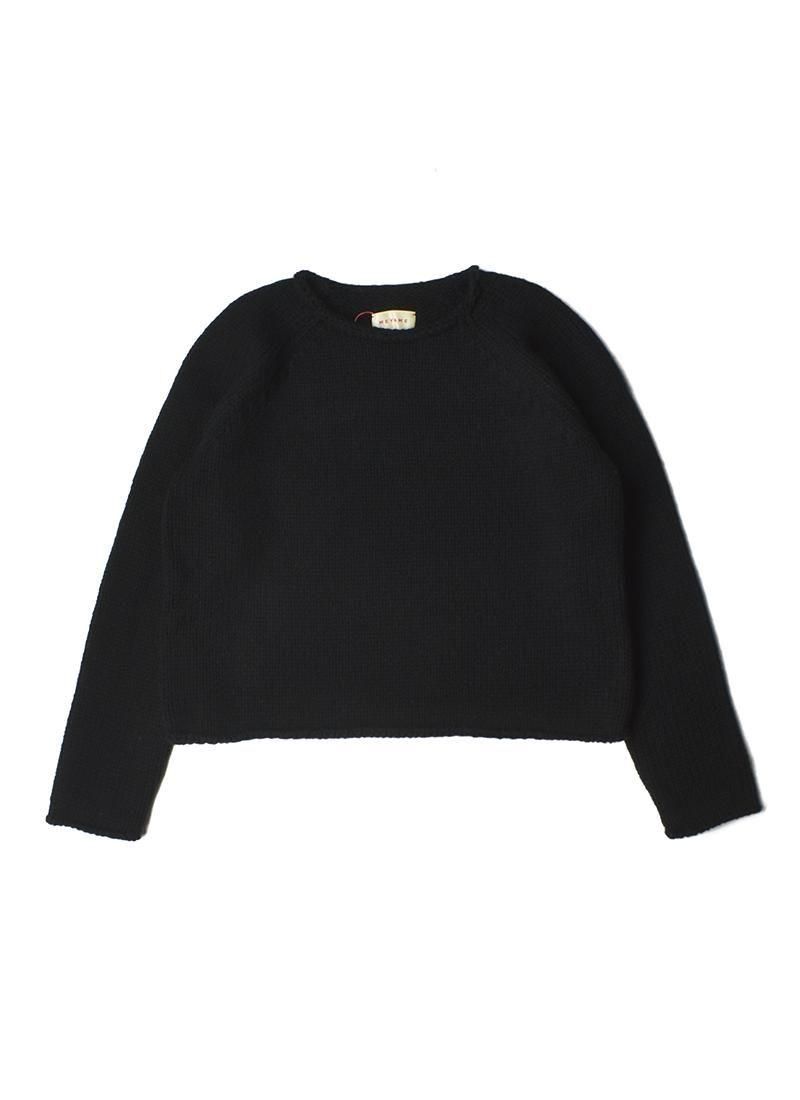 MEYAME Washable Merino Wool Middle Knit